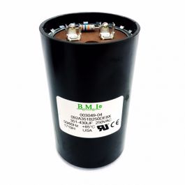Regal Rexnord - LEESON 003049.04 Round Start Capacitor 351-430 MFD 250VAC