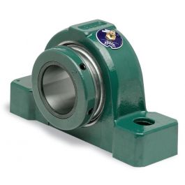 Dodge(Baldor) 070273 2-Bolt Solid Pillow Block Roller Bearing 1.4375" ID