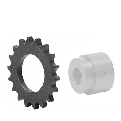 38 Tooth 50 Pitch Series X Weld-On Roller Chain Sprocket 50X38B