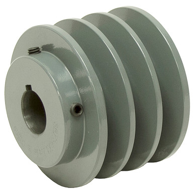 3.35 OD 1-1/8 Bore 3 Groove Pulley