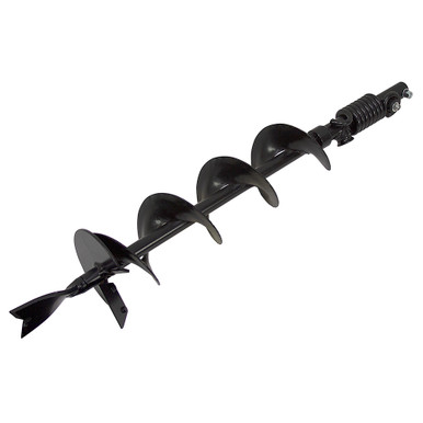 6" Single Flute Post Hole Digger Earth Auger Bit