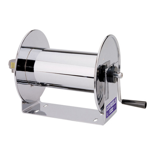 Coxreels 100 Series Stainless Steel Compact Hand Crank Hose Reel - Reel Only - 3/4 in. x 100 ft.
