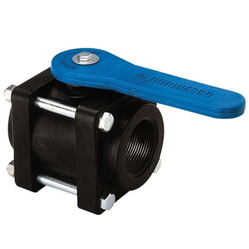 1-1/2" Ball Valve, Polypropylene
