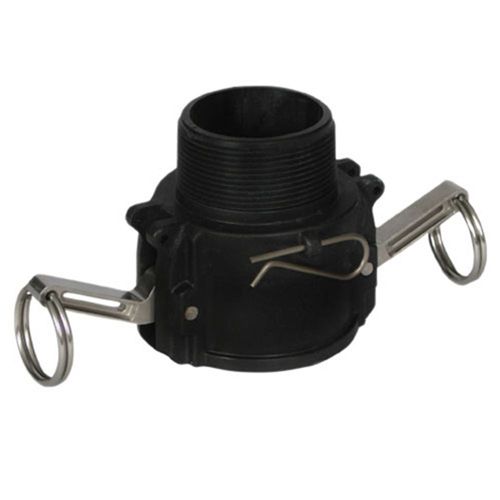 1/2" Female Coupler, Male Thread,Poly