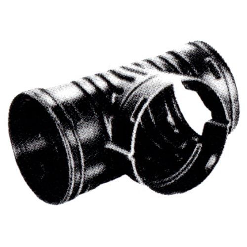 6" External Snap Tee to use with 6" corrugated drain pipe