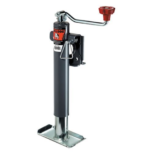 Bulldog Travel Trailer Jack, 2000 Lb. Capacity, With Trailer Jack Foot
