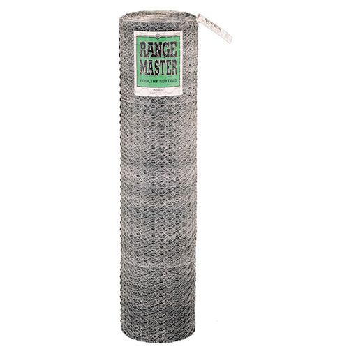 Poultry Netting, 2 In. Wire Mesh, 150 Ft. x 48 In. Roll