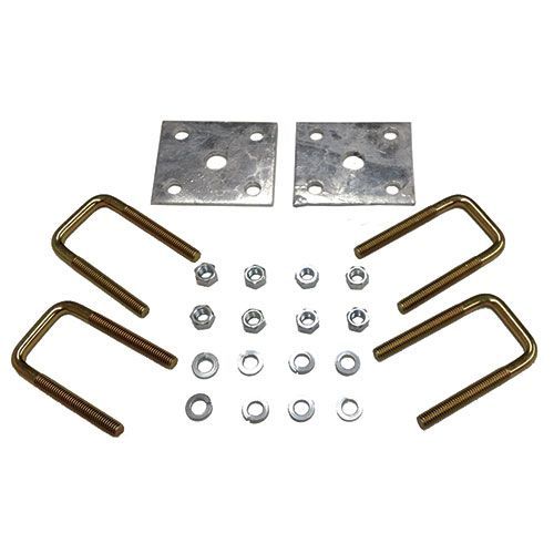 TowRight Trailer Axle U Bolt Kit For 1 1/2" Square Axle