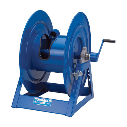 Coxreels 1185-1124 Large Capacity Hand Crank Hose Reel - Reel Only - 1 1/2 in. x 50 ft. - In-Line