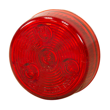 2" 4 LED Red Round Marker Light Buyers Products 5622154