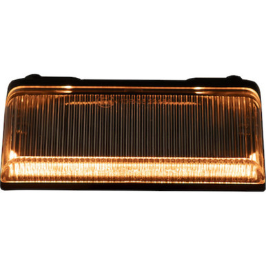 12-24 Volt DC 3.5" Amber/Clear 23 LED Backup/Flood Light w/ Amber Strobe Buyers Products 1492247