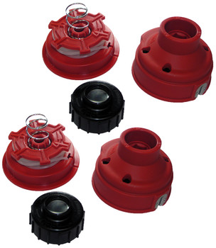 Homelite UT-21506 - UT-21907 (2 Pack) .080 Spool Assembly & Cap - 120151001-2PK