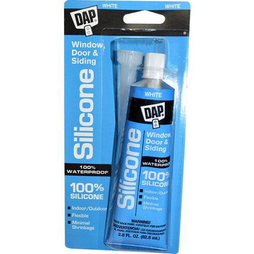 White Silicone Rubber Window and Door Caulk