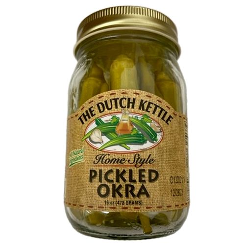 The Dutch Kettle Home Style Pickled Okra 16 oz