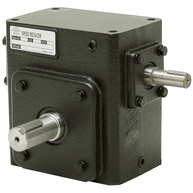 20:1 Right Angle Cast Iron WormGear Reducer 2.67 HP Left Output Worldwide HDRS-262-20-L