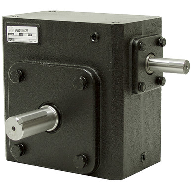 60:1 Right Angle Cast Iron WormGear Reducer 2.03 HP Left Output Worldwide HDRS-325-60-L