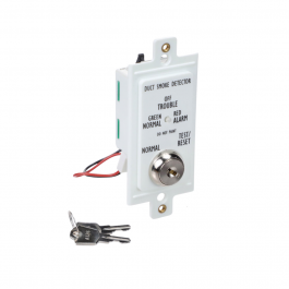 Automation Components Inc (ACI) 144981 Remote W/Key Test/Reset White