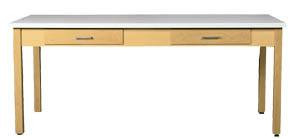 Diversified Spaces Art/Planning Table w/1-3/4" Maple Top