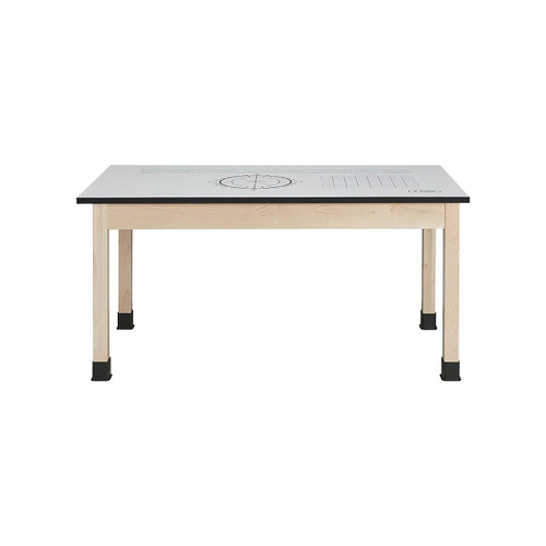 Diversified Spaces STEM Table with Dry Erase Top, Maple