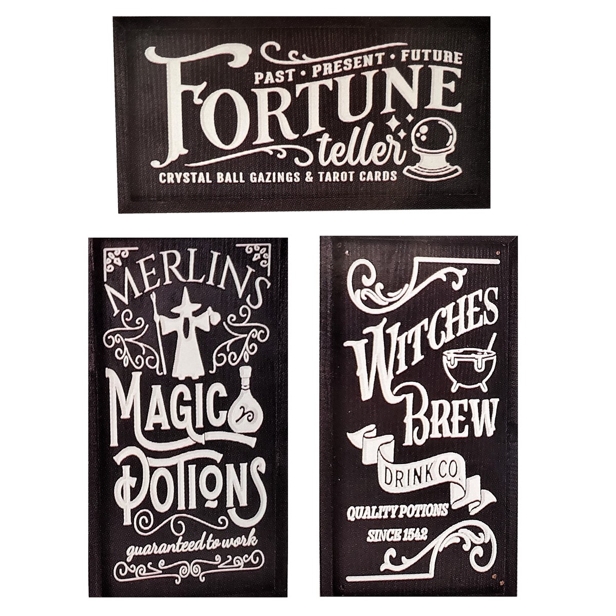 16" Engraved Wooden Halloween Wall Sign