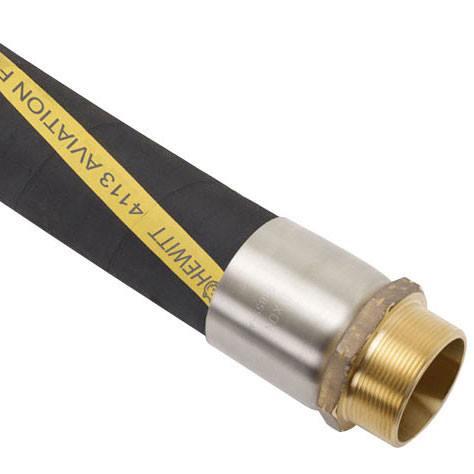 Hewitt 4113 1 1/4 in. Aviation Fueling Hose Assemblies w/ MxM NPT Ends