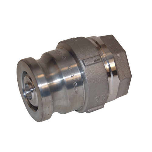Dixon Aluminum Dry Disconnect 2 1/2 in. Adapter x 2 in. Female NPT - Nitrile Rubber Seal