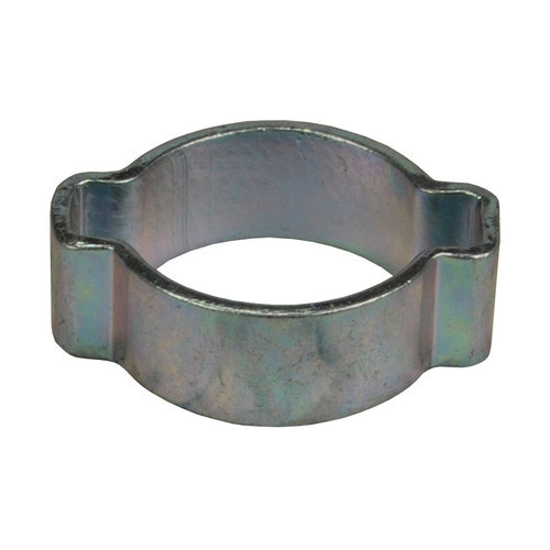 Dixon 1 1/2 in. Zinc Plated Steel Pinch-On Double Ear Clamp - 100 QTY