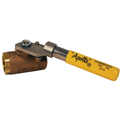 Dixon 3/4 in. NPT Deadman Spring Return Handle Bronze Ball Valves - Standard Port