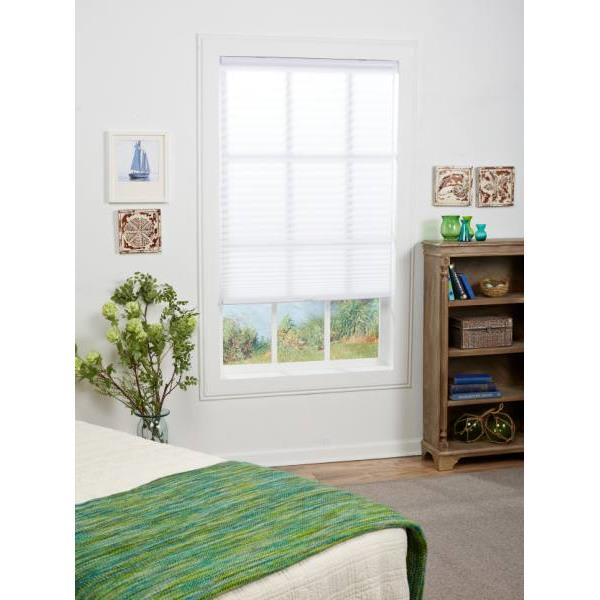 St. Charles 27 X 72 White Light Filtering Pleated Shade