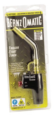 Worthington Cylinders High Heat Torch, Brazing; Heat Treating; Large Diameter Soldering, MAPP, 1 EA, #361534