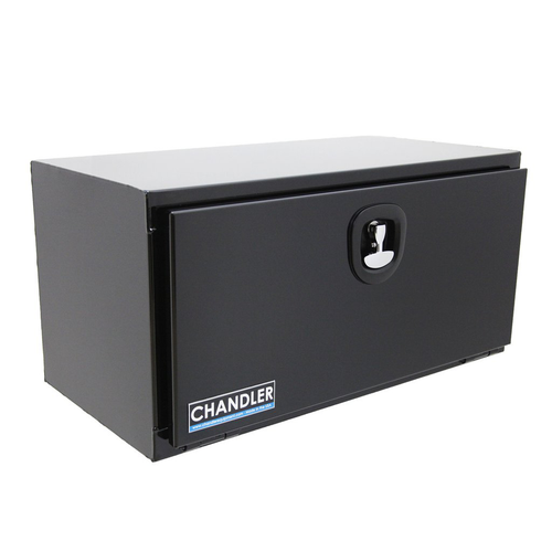 Chandler EquipmentPowder Coated Carbon Steel Underbody Tool Box w/ Single Latch Door - 36x18x18