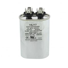Lennox 19J17 Oval Run Capacitor 10 MFD 440V