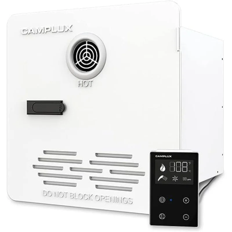 2.64GPM Tankless RV Hot Water Heater PRO With Remote Control White