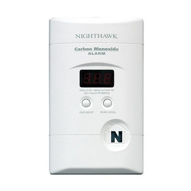 Plug-In Deluxe CO Alarm w/Digital Display (6 Pack)