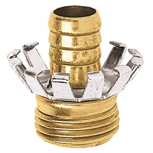 Hose Coupler, Fits 1/2 In. Hose, 3/4 In. Male Thread