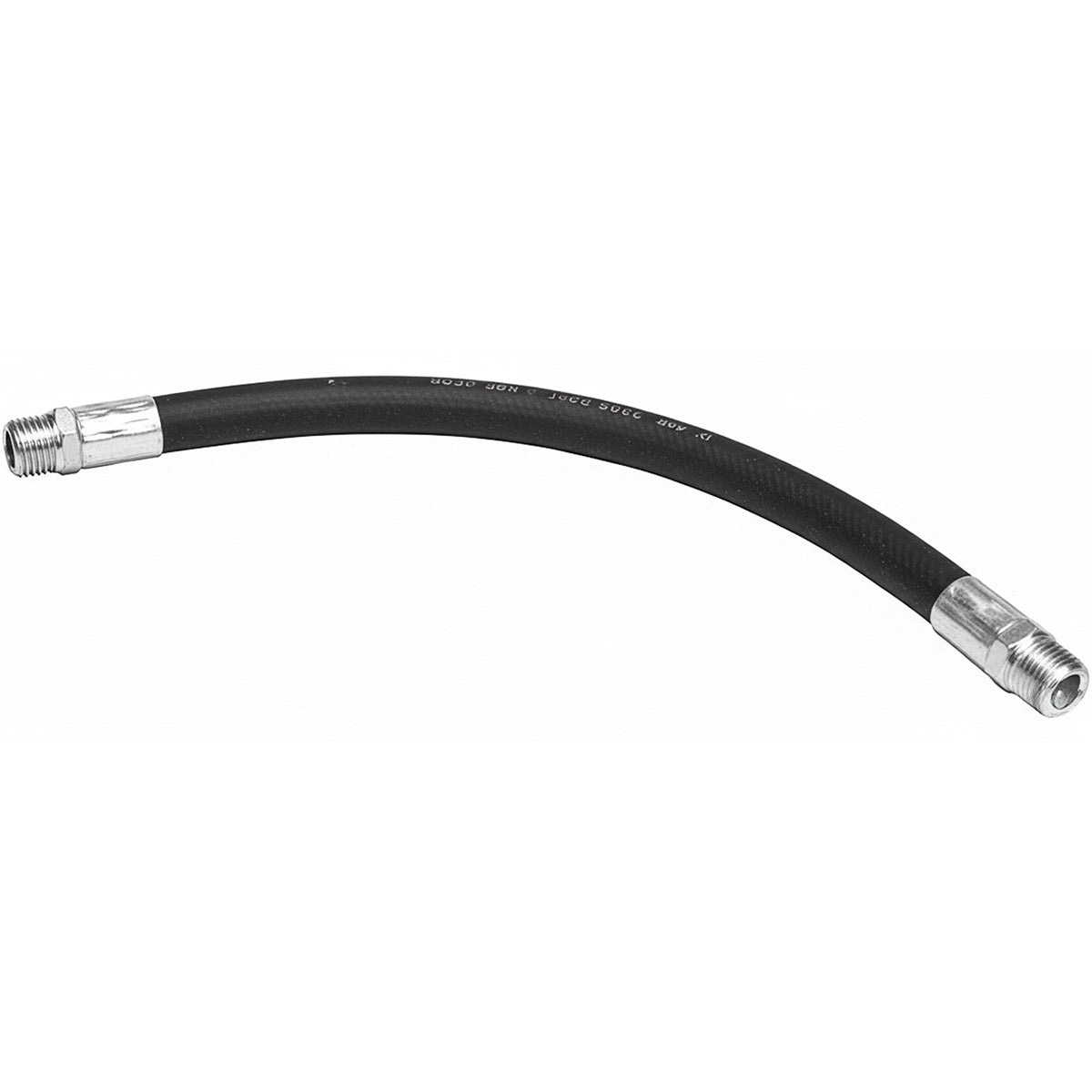 1/2 INCH X 24 INCH 2-WIRE RIGID END HYDRAULIC HOSE ASSEMBLY