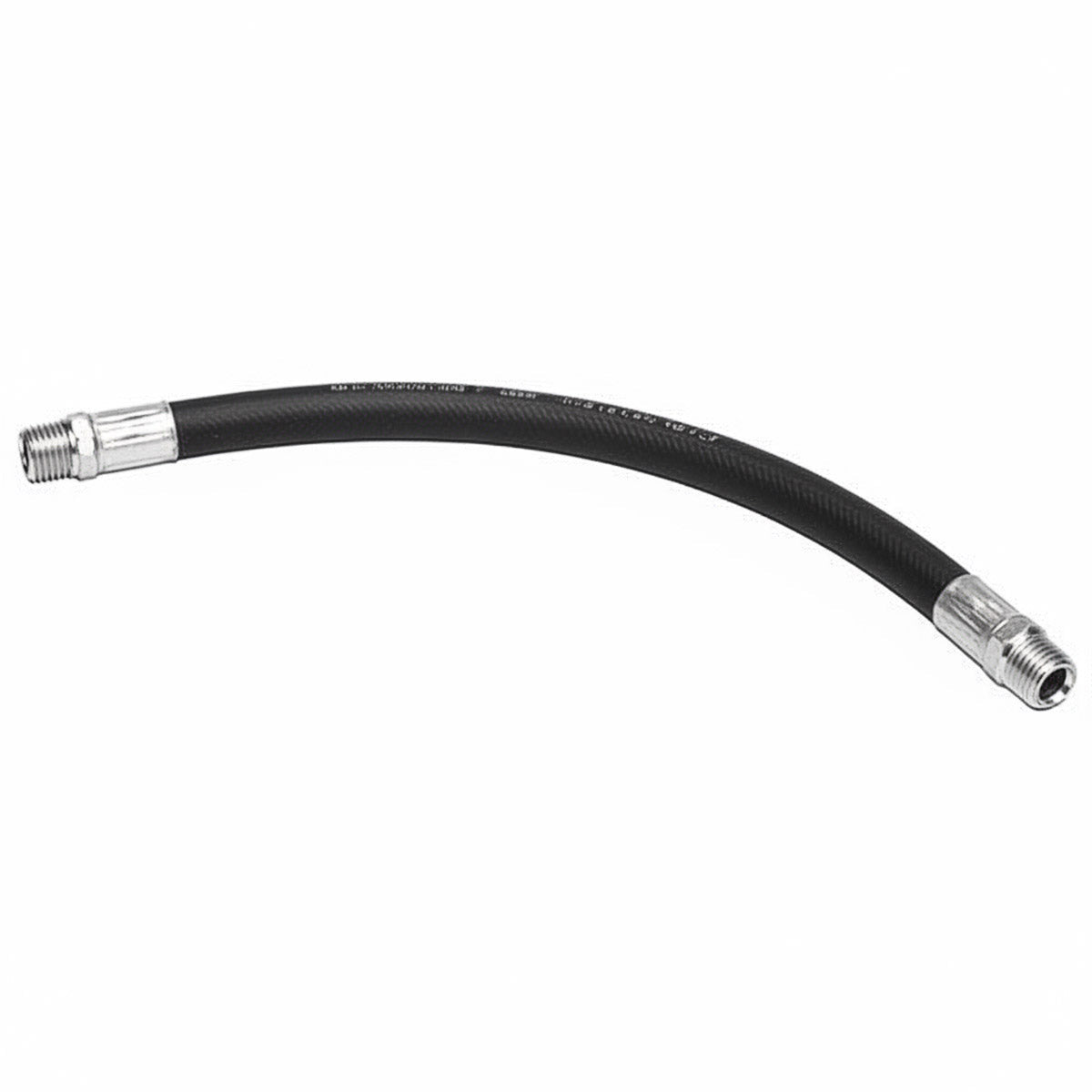 1/2 INCH X 48 INCH 2-WIRE RIGID END HYDRAULIC HOSE ASSEMBLY