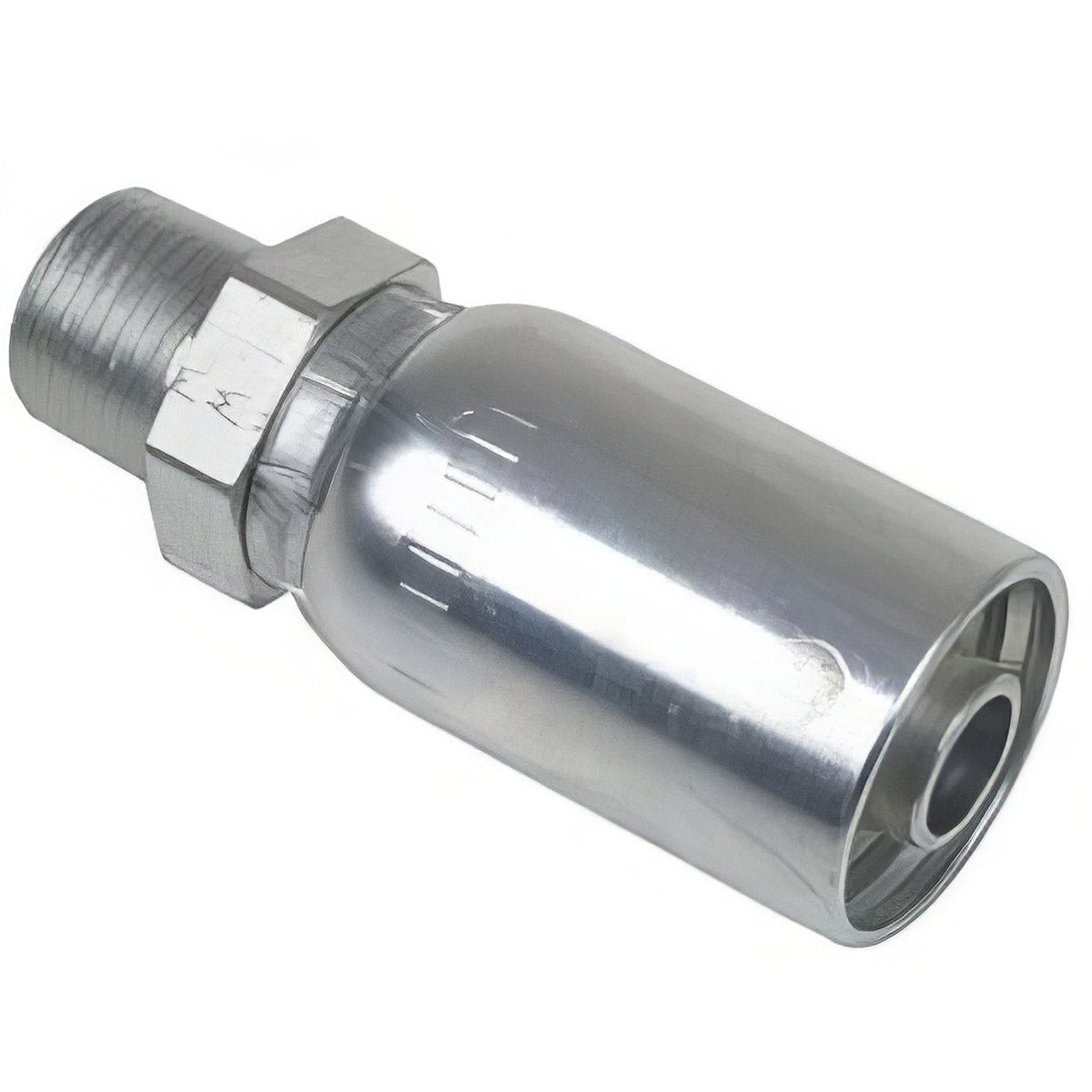 1/2 INCH HOSE X 3/8 INCH - 18 NPT MALE STRAIGHT RIGID