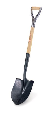 Ridgid 52310 172 D-Handle Round Point Shovel