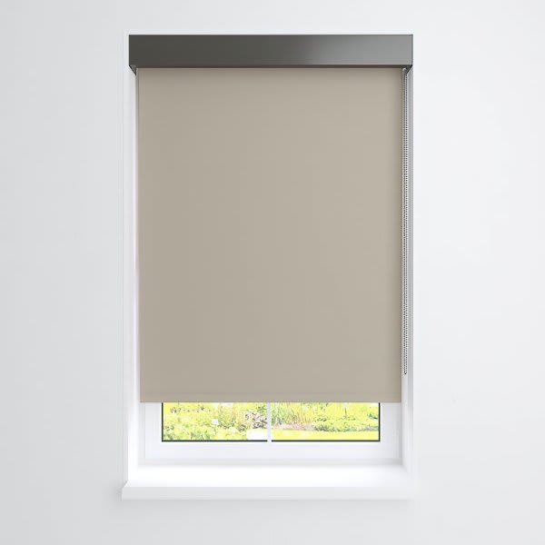 Threadwell Manual Roller Shade For Windows 72"-84"W X 84"H Blackout Twill