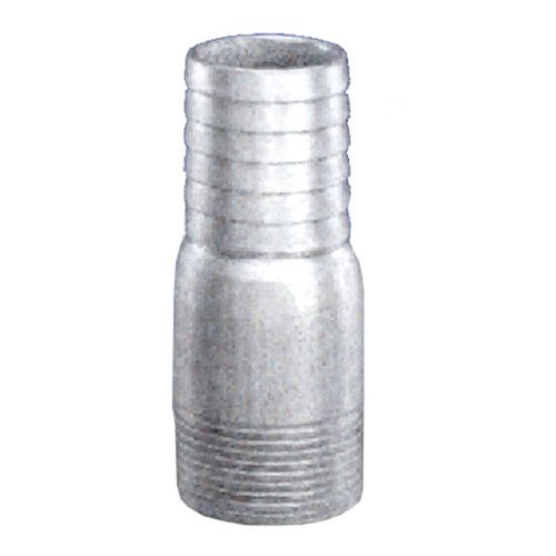 2" Steel Adapter, Thread To Barb