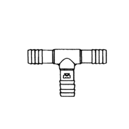 2" Plastic Pipe Tee For Polyethylene Tubing