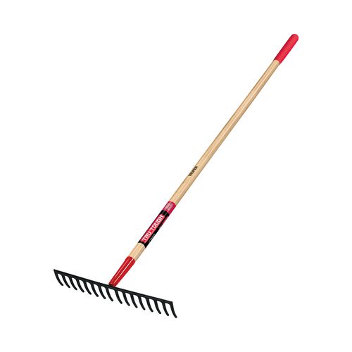 Truper 31383 60-inch Tru Tough Level Head Rake with 16 Teeth.