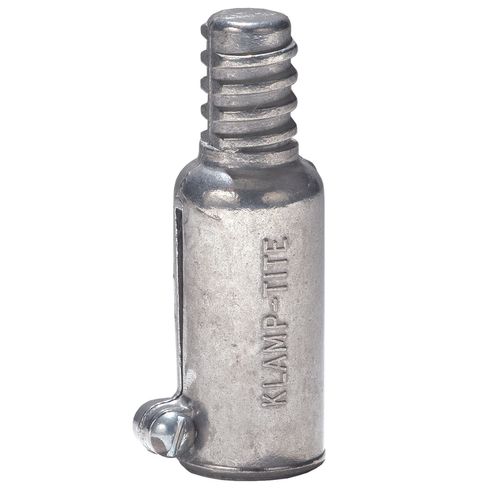 Broom Handle Adapter Aluminum Male Thread For 15/16" Wood Handle