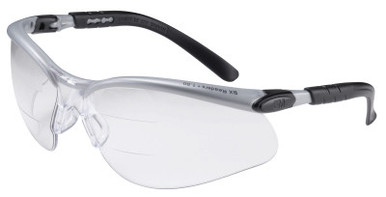3M BX Safety Eyewear, +1.5 Diopter Polycarbon Anti-Fog Lenses, Silver/Black Frame, 1/EA, #7000127661