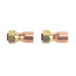 Resideo 272704B Adapter 3/8" Flare X 3/4" Sweat 2-Piece