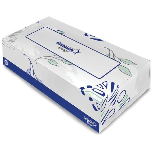 Renown Premium 2-Ply Flat Box Facial Tissue (30-Case)