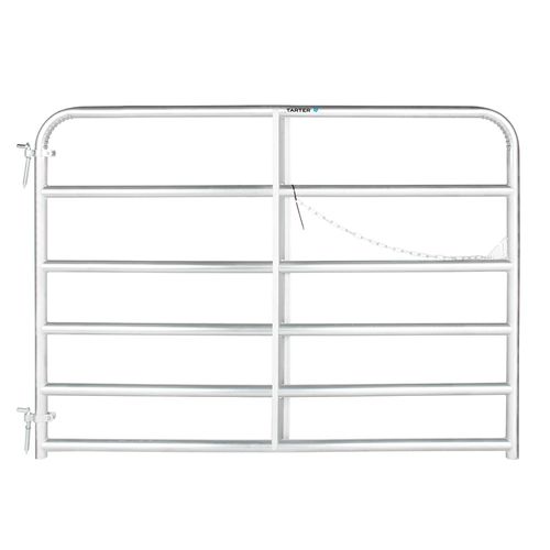 Tarter Galvanized Tube Gate 6 ft. x 50 in. 6 Bar