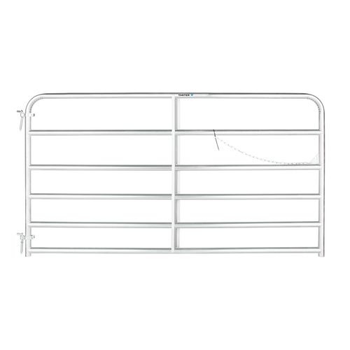 Tarter Galvanized Tube Gate 8 ft. x 50 in. 6 Bar
