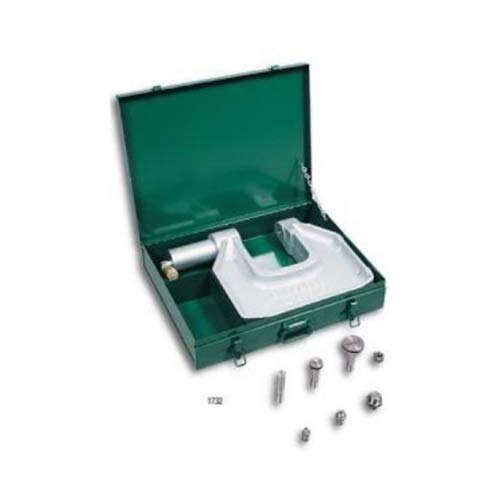 Greenlee 1732 Portable C-Frame Punch Driver with 3 Punches and Die Adapters